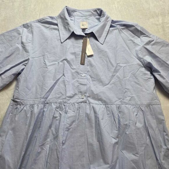 New XL Anthropologie x Maeve The Bettina tiered shirt dress: Eyelet edition - Picture 5 of 12